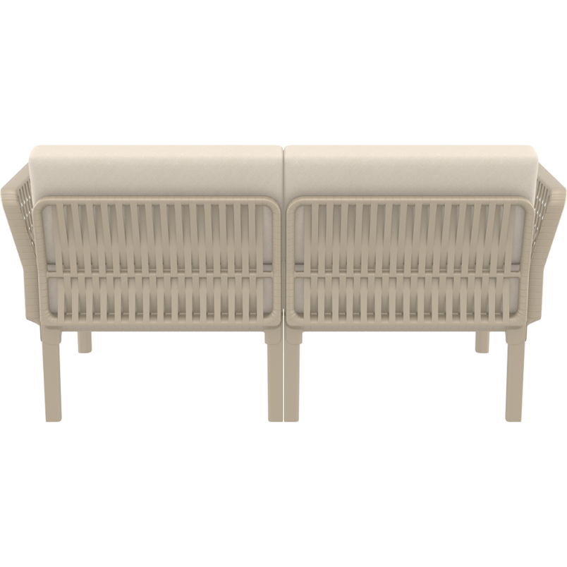 PORTOFINO SET Z PODUSZKAMI taupe Siesta