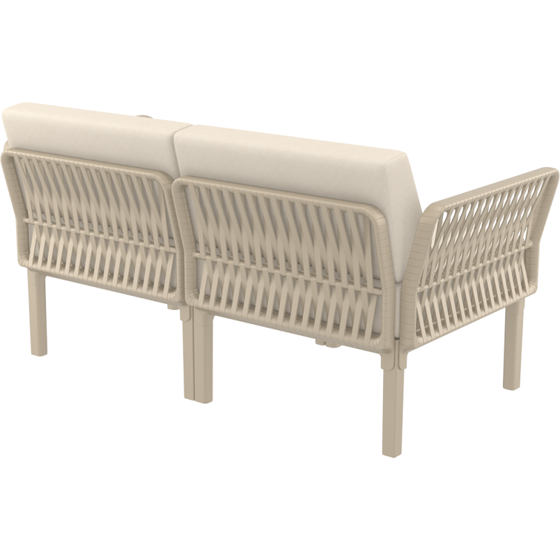 PORTOFINO SET Z PODUSZKAMI taupe Siesta