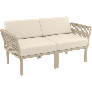 PORTOFINO SET Z PODUSZKAMI taupe Siesta