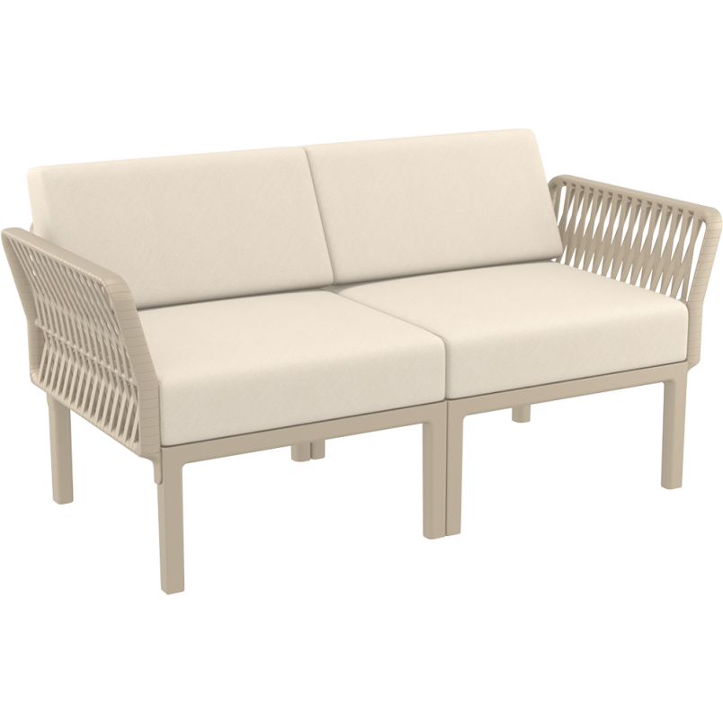 PORTOFINO SET Z PODUSZKAMI taupe Siesta