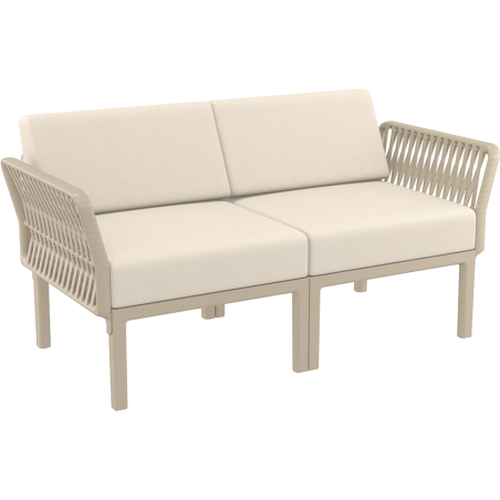 PORTOFINO SET Z PODUSZKAMI taupe Siesta