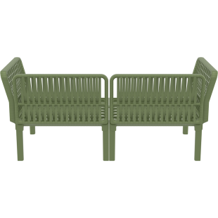 PORTOFINO SET Z PODUSZKAMI olive green Siesta