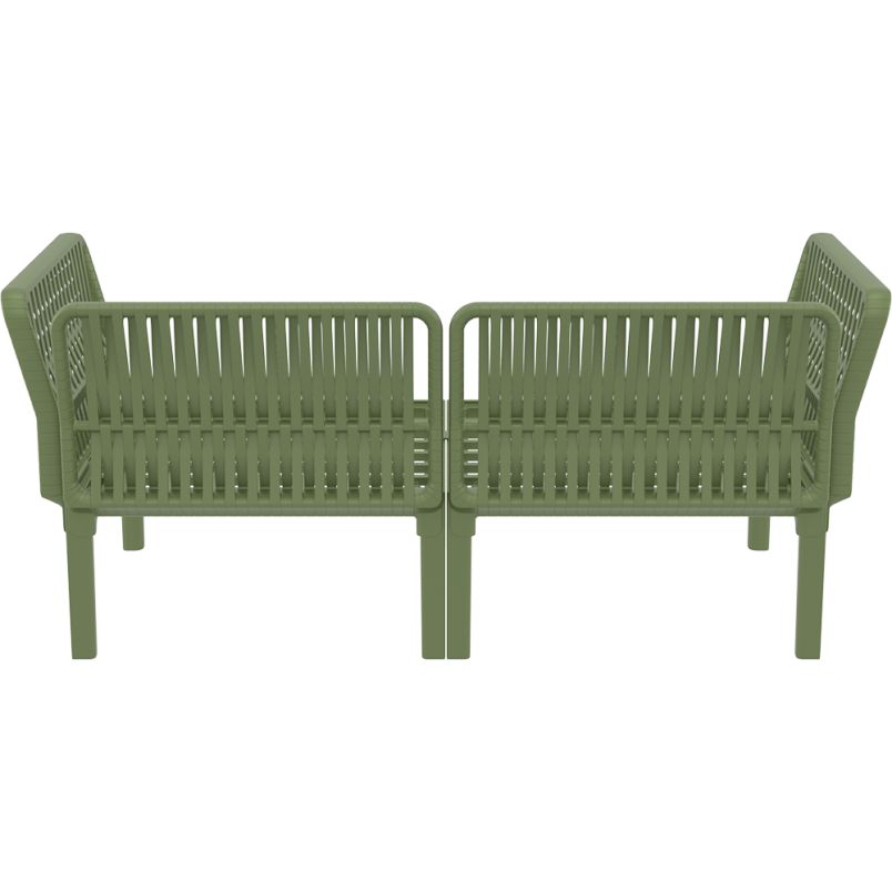 PORTOFINO SET Z PODUSZKAMI olive green Siesta