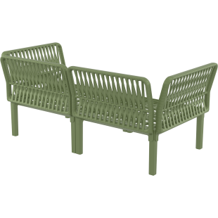 PORTOFINO SET Z PODUSZKAMI olive green Siesta