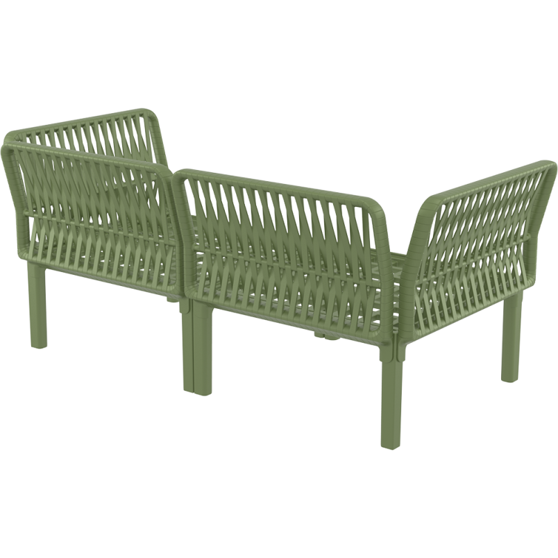 PORTOFINO SET Z PODUSZKAMI olive green Siesta