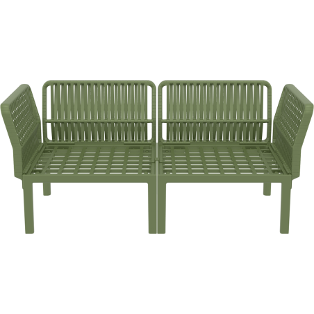 PORTOFINO SET Z PODUSZKAMI olive green Siesta