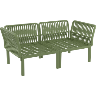 PORTOFINO SET Z PODUSZKAMI olive green Siesta