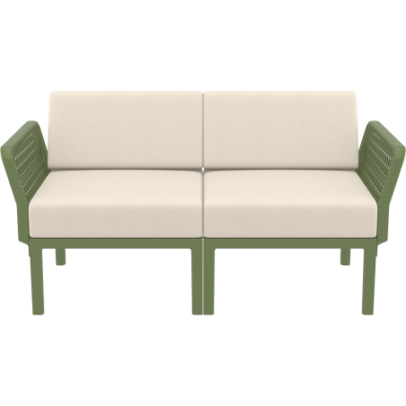 PORTOFINO SET Z PODUSZKAMI olive green Siesta