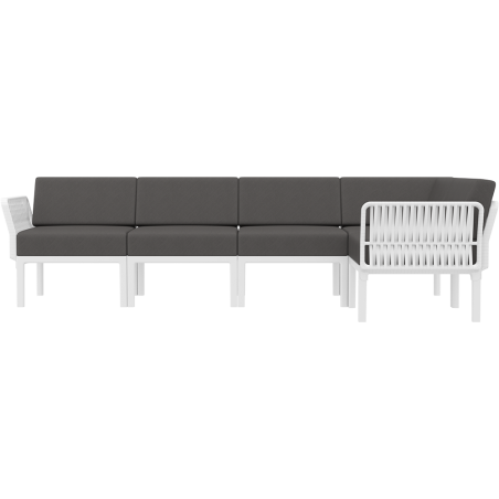 PORTOFINO CORNER SET Z PODUSZKAMI white Siesta