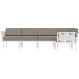 PORTOFINO CORNER SET Z PODUSZKAMI white Siesta