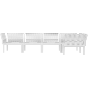 PORTOFINO CORNER SET Z PODUSZKAMI white Siesta