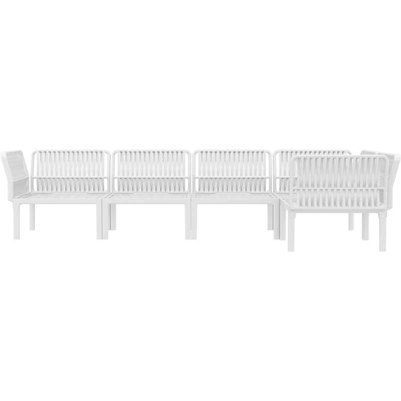 PORTOFINO CORNER SET Z PODUSZKAMI white Siesta