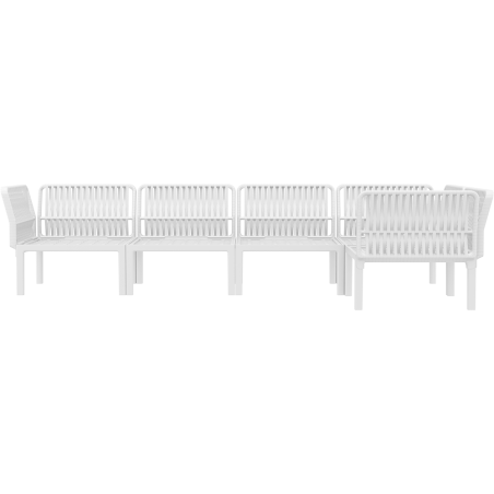 PORTOFINO CORNER SET Z PODUSZKAMI white Siesta