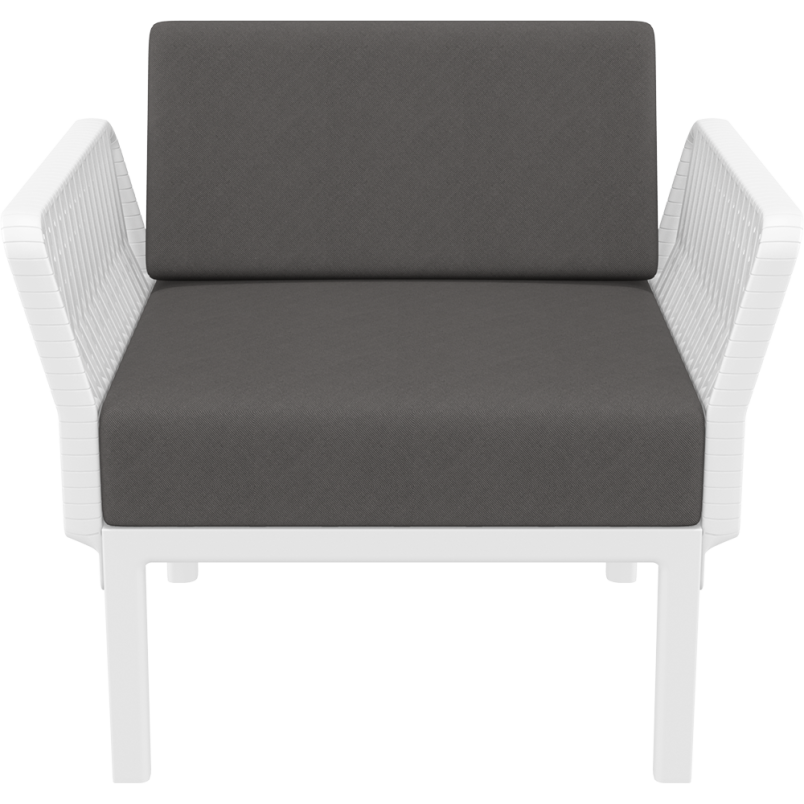 PORTOFINO LOUNGE ARMCHAIR Z PODUSZKAMI white Siesta