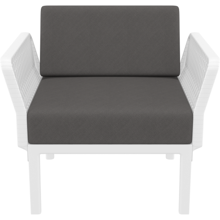 PORTOFINO LOUNGE ARMCHAIR Z PODUSZKAMI white Siesta