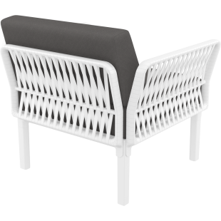 PORTOFINO LOUNGE ARMCHAIR Z PODUSZKAMI white Siesta