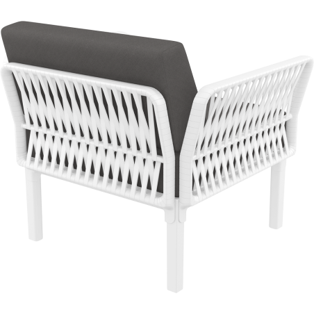 PORTOFINO LOUNGE ARMCHAIR Z PODUSZKAMI white Siesta