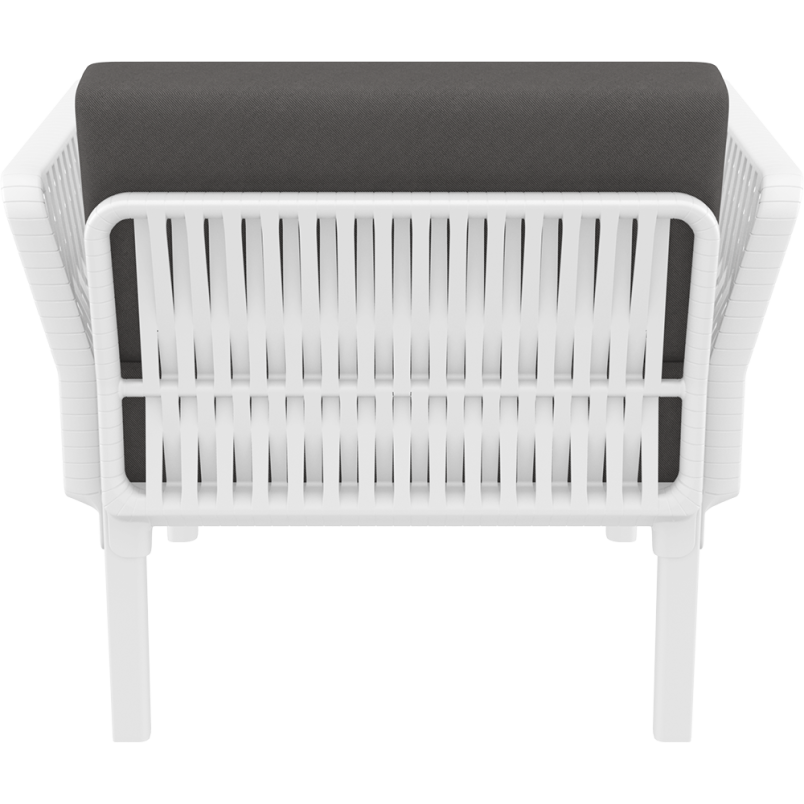 PORTOFINO LOUNGE ARMCHAIR Z PODUSZKAMI white Siesta
