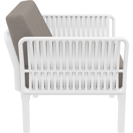 PORTOFINO LOUNGE ARMCHAIR Z PODUSZKAMI white Siesta