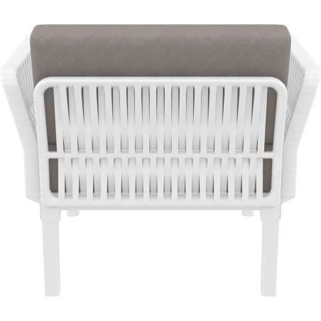 PORTOFINO LOUNGE ARMCHAIR Z PODUSZKAMI white Siesta