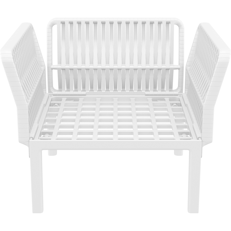 PORTOFINO LOUNGE ARMCHAIR Z PODUSZKAMI white Siesta