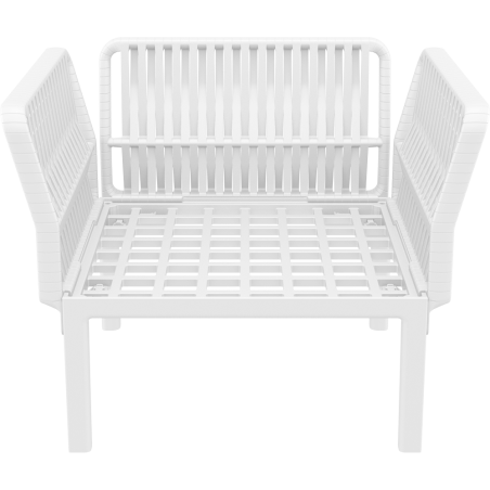 PORTOFINO LOUNGE ARMCHAIR Z PODUSZKAMI white Siesta