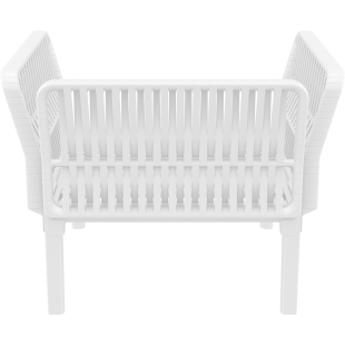 PORTOFINO LOUNGE ARMCHAIR Z PODUSZKAMI white Siesta