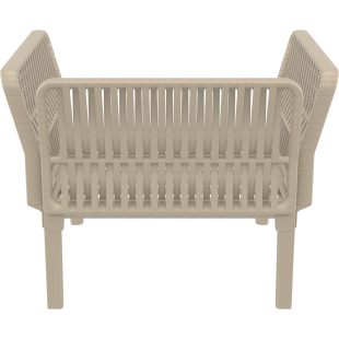 PORTOFINO LOUNGE ARMCHAIR Z PODUSZKAMI taupe Siesta