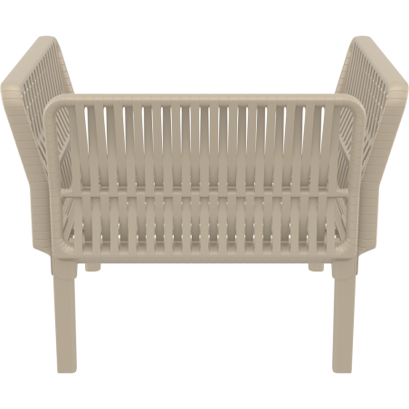 PORTOFINO LOUNGE ARMCHAIR Z PODUSZKAMI taupe Siesta