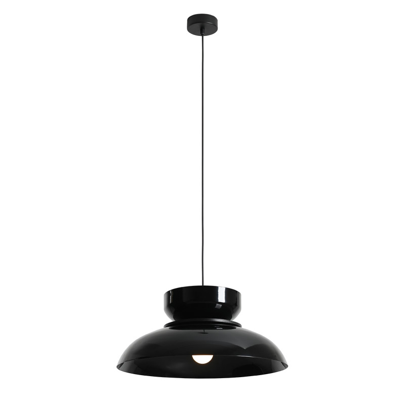 Lampa Wisząca Aldo Dark Black Gloss (47+ 23+ Wood) Aldex