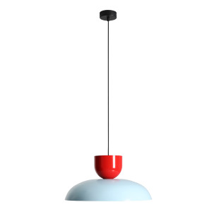 Lampa Wisząca Ella Dark Baby Blue + Red Chilli (47 + 15) Aldex