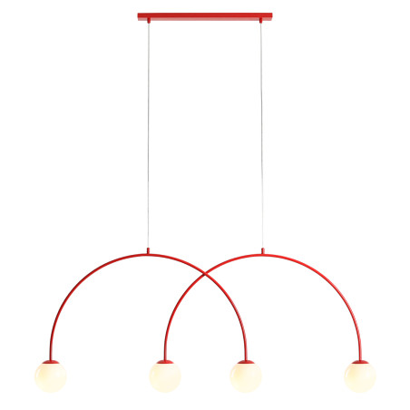 Lampa Wisząca Una 4 Red Chilli L Aldex