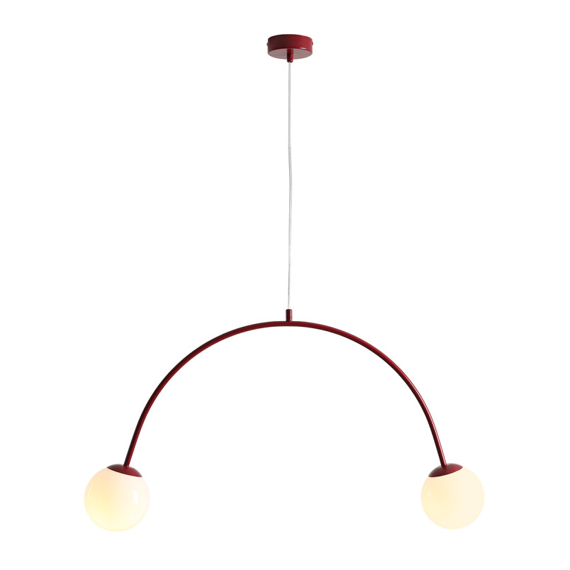 Lampa Wisząca Una 2 Red Wine Aldex
