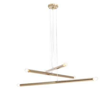 Lampa Wisząca Tubo 6 Gold Aldex