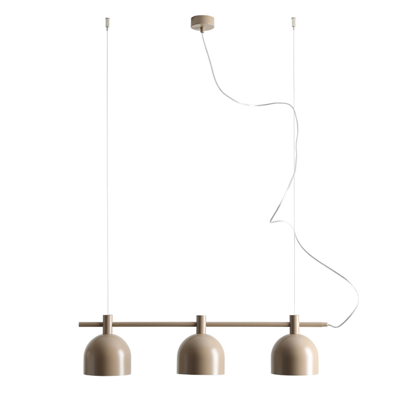 Lampa Wisząca Beryl 3 Beige Aldex