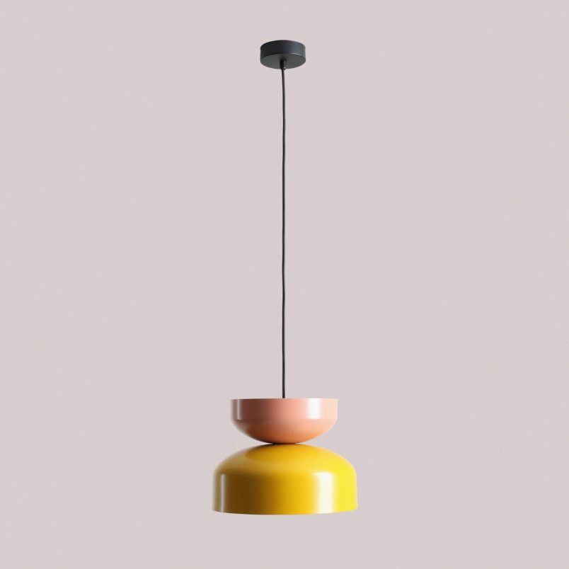 Lampa wisząca Tula Aldex | Żółty, metal | Sklep z lampami