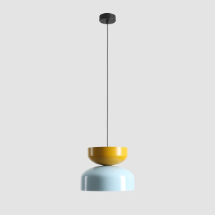 Lampa Wisząca Tula Dark Baby Blue + Mustard (30 + 23) Aldex