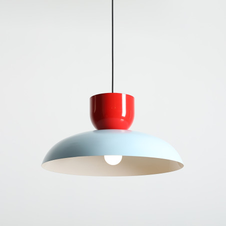 Lampa Wisząca Ella Dark Baby Blue + Red Chilli (47 + 15) Aldex