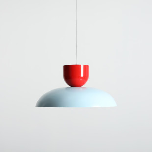 Lampa Wisząca Ella Dark Baby Blue + Red Chilli (47 + 15) Aldex