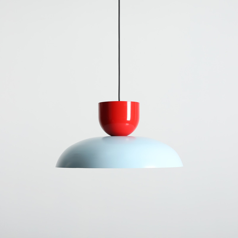 Lampa Wisząca Ella Dark Baby Blue + Red Chilli (47 + 15) Aldex