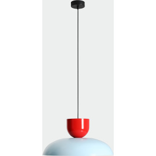 Lampa Wisząca Ella Dark Baby Blue + Red Chilli (47 + 15) Aldex