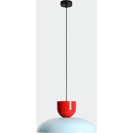 Lampa Wisząca Ella Dark Baby Blue + Red Chilli (47 + 15) Aldex