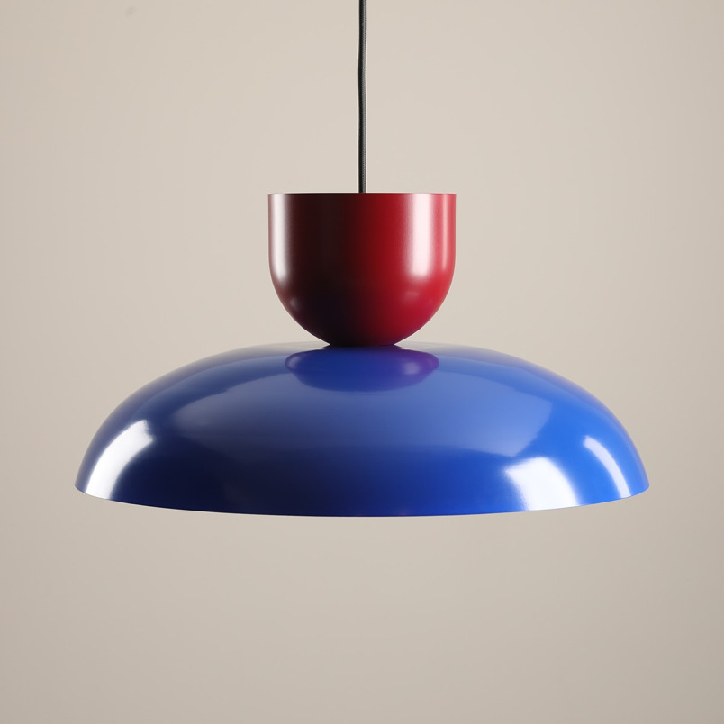 Lampa Wisząca Ella Dark Cobalt + Red Wine (47 + 15) Aldex
