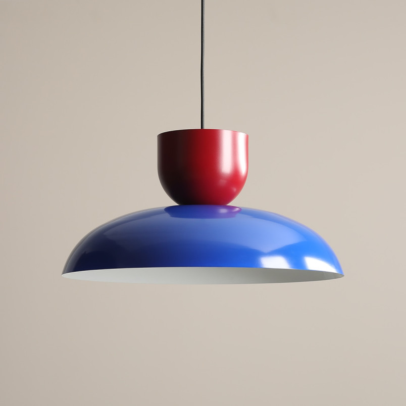 Lampa Wisząca Ella Dark Cobalt + Red Wine (47 + 15) Aldex
