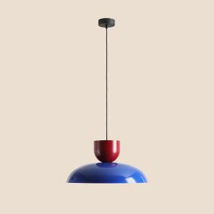 Lampa Wisząca Ella Dark Cobalt + Red Wine (47 + 15) Aldex