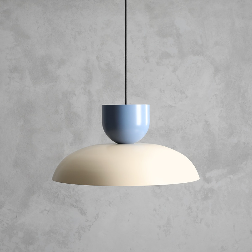 Lampa Wisząca Ella Dark Cream + Dusty Blue (47 + 15) Aldex