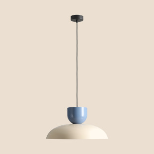 Lampa Wisząca Ella Dark Cream + Dusty Blue (47 + 15) Aldex