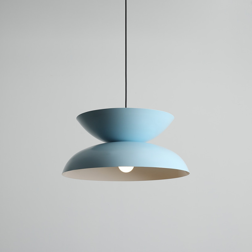 Lampa Wisząca Millo Dark Baby Blue (47+ 37+ 15) Aldex
