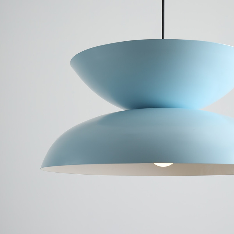 Lampa Wisząca Millo Dark Baby Blue (47+ 37+ 15) Aldex