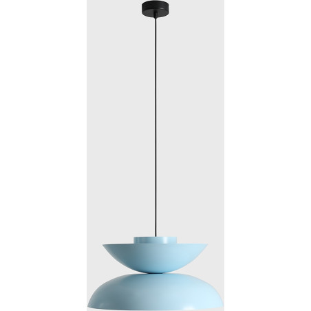 Lampa Wisząca Millo Dark Baby Blue (47+ 37+ 15) Aldex